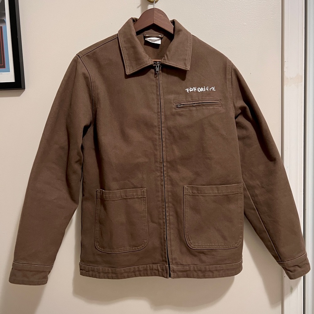 Schoolboy Q “Blue Lips” Men's Brown Work Jacket
